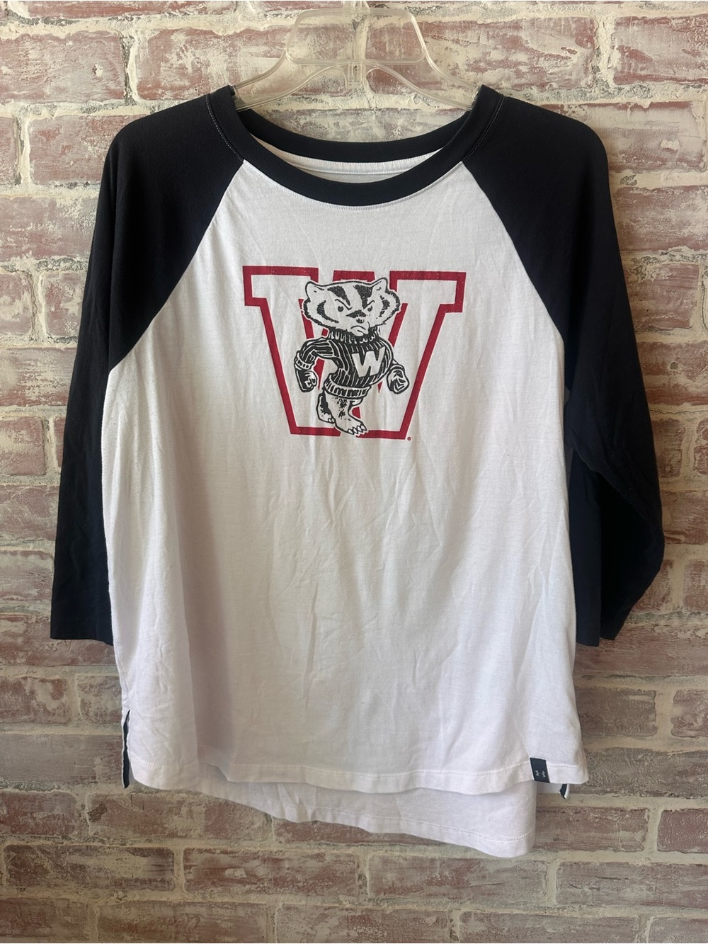 Wisconsin Badger Raglan